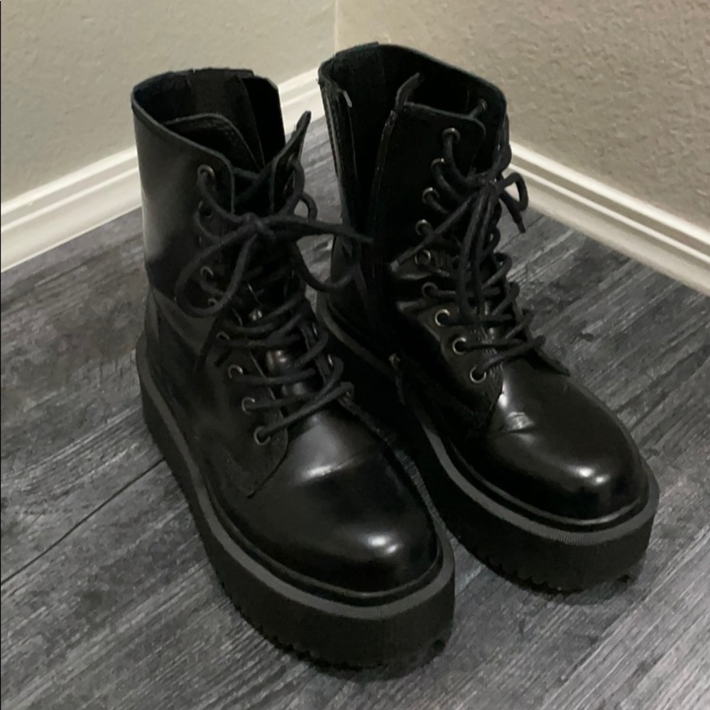 Jeffrey Campbell leather boots